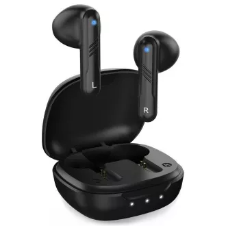 Genius HS-M905BT, Headset, bezdrátový, do uší, mikrofon, Bluetooth 5.3, USB-C, černý
