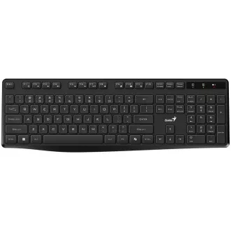 Genius KB-7200 Klávesnice, bezdrátová, 2,4GHz, mini USB přijímač, CZ+SK layout, Copilot klávesa, černá