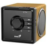 Genius SP-916BT Reproduktor,bezdrátový,Bluetooth,6W,USB-C,výdrž až 8 hodin,mikrofon,podpora Microsoft Copilot,barva světlé dřevo