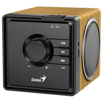 Genius SP-916BT Reproduktor,bezdrátový,Bluetooth,6W,USB-C,výdrž až 8 hodin,mikrofon,podpora Microsoft Copilot,barva světlé dřevo Genius SP-916BT Reproduktor,bezdrátový,Bluetooth,6W,USB-C,výdrž až 8 hodin,mikrofon,podpora Microsoft Copilot,barva světlé dřevo