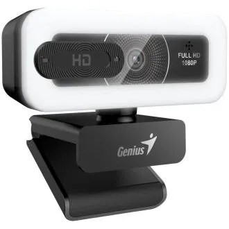 Genius FaceCam Light Webkamera, Full HD 1080p, LED osvětlení, vestavěný mikrofon, krytka soukromí, USB/C, černá Genius FaceCam Light Webkamera, Full HD 1080p, LED osvětlení, vestavěný mikrofon, krytka soukromí, USB/C, černá