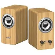 Genius SP-HF400 Reproduktory, 2.0, 10W, 3,5mm jack, dřevěné, světlé dřevo