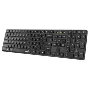 Genius Slimstar 7250BT Klávesnice, bezdrátová, Bluetooth 5.0, 2,4GHz, USB přijímač, Copilot klávesa, CZ+SK layout, černá