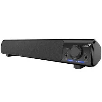 Genius 220BT, Reproduktor, soundbar, 4W RMS, Bluetooth, USB/USB-C, AUX (3,5mm jack), sluchátkový výstup, černý Genius 220BT, Reproduktor, soundbar, 4W RMS, Bluetooth, USB/USB-C, AUX (3,5mm jack), sluchátkový výstup, černý