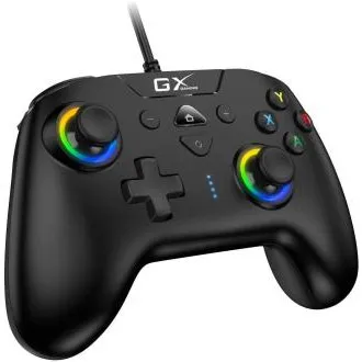 Genius GX Gaming GX-23UV, Gamepad, drátový, duální vibrace, pro PC, Switch, Switch Lite, PS4, PS3, Android, USB, černý Genius GX Gaming GX-23UV, Gamepad, drátový, duální vibrace, pro PC, Switch, Switch Lite, PS4, PS3, Android, USB, černý