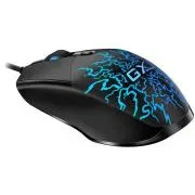 Genius GX GAMING Scorpion M300 Crack,Myš, herní, drátová, optická, 800-2400 DPI, 4 tlačítka, RGB podsvícení, USB,černá