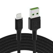 Green Cell Ray Kabel USB-A - Lightning 2m LED s rychlým nabíjením pro Apple iPhone