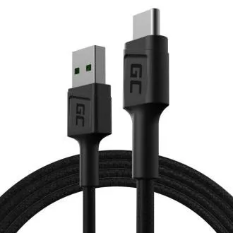 Green Cell Cable GC PowerStream USB-A - USB-C 120cm Ultra Charge, QC 3.0 Green Cell Cable GC PowerStream USB-A - USB-C 120cm Ultra Charge, QC 3.0