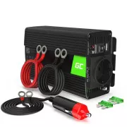 Green Cell Měnič napájení Power Inverter do auta 12V na 230V 300W / 600W