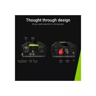 Green Cell Power Inverter 12V to 230V 1500W/3000W Pure sine wave