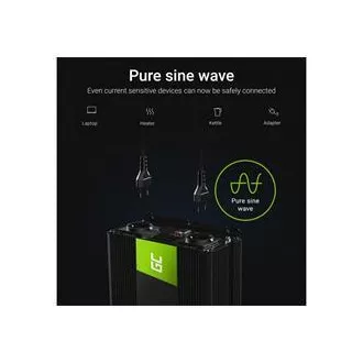 Green Cell Power Inverter 12V to 230V 1500W/3000W Pure sine wave