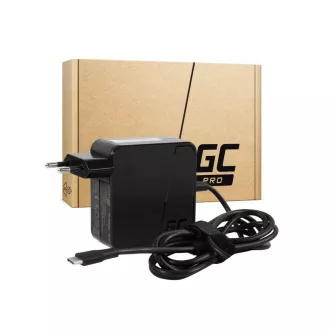 Green Cell napájecí zdroj PRO USB-C 65W nabíječka pro notebooky, tablety, telefony