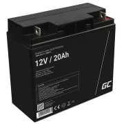Green Cell AGM VRLA 12V 20Ah maintenance-free battery for mower, scooter, boat, wheelchair