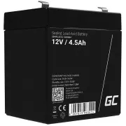 Green Cell AGM VRLA 12V 4.5Ah maintenance-free battery for UPS units