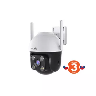 Tenda RH7-WCA - bezdrátová venkovní otočná 4MP IP kamera, RJ45, noční IR + LED světlo, zvuk