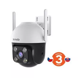 Tenda RH7-WCA - bezdrátová venkovní otočná 4MP IP kamera, RJ45, noční IR + LED světlo, zvuk