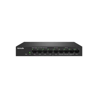 Tenda G0-8G-PoE - Gigabit PoE Router , 9x RJ45, MultiWAN, 8x PoE 802.3af/at, 10/100/1000Mbps