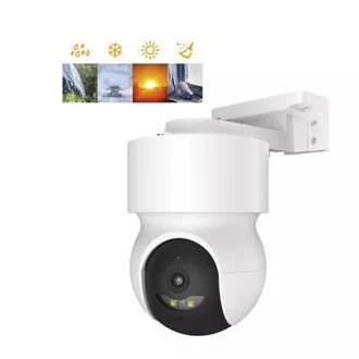 iGET HOME Camera CS8 White - bezdrátová venkovní 2K kamera, Auto tracking, krytí IP65, zvuk