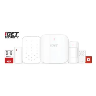 iGET SECURITY M6-4G Premium - Inteligentní bezdrátový 4G LTE/WiFi/Ethernet/GSM zabezpečovací systém s ovládáním IP kamer
