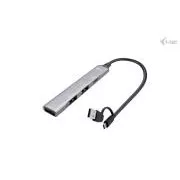 I-Tec USB-A/USB-C Metal HUB 1x USB-C 3.1 + 3x USB 2.0