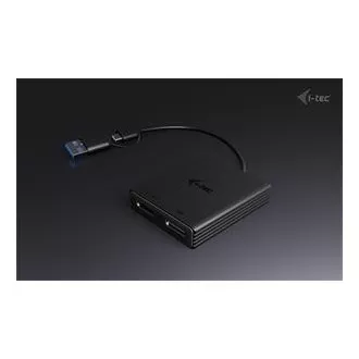 I-Tec USB-A/USB-C Dual 4K DP Video Adapter