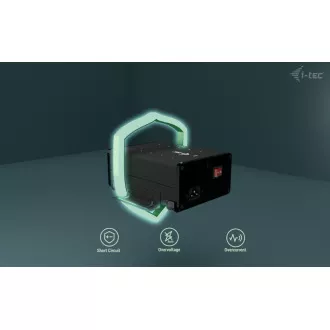 I-tec USB-C/USB-A Metal Charging+Data HUB, 15W per port, 10x USB-C, 180W