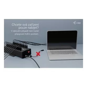 I-tec USB-C/USB-A Metal Charging+Data HUB, 15W per port, 20x USB-C, 360W