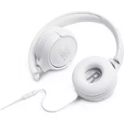 JBL Tune 500 - white (Pure Bass, sklápěcí, Siri/Google Now)