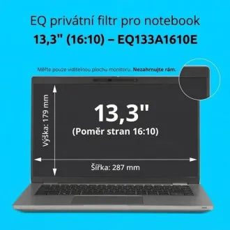 Kensington EQ privátní filtr pro notebook 13.3'' 16:9