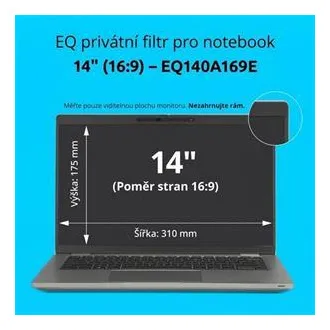 Kensington EQ privátní filtr pro notebook 14'' 16:9 Kensington EQ privátní filtr pro notebook 14'' 16:9