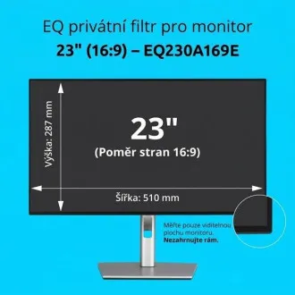 Kensington EQ privátní filtr pro monitor 23'' 16:9