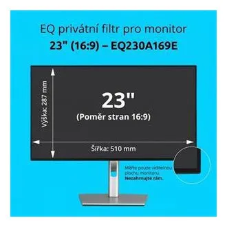 Kensington EQ privátní filtr pro monitor 23'' 16:9