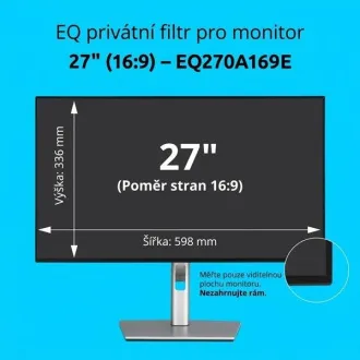 Kensington EQ privátní filtr pro monitor 27'' 16:9