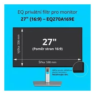 Kensington EQ privátní filtr pro monitor 27'' 16:9