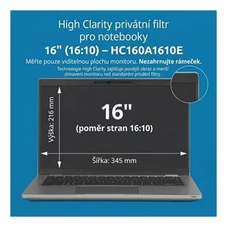 Kensington High Clarity privátní filtr pro notebook 16'' 16:10
