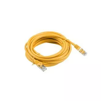 LANBERG Patch kabel cat6 FTP 15m žlutý Fluke Passed