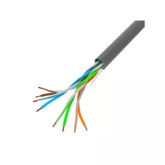 LANBERG LAN KABEL 100MB/S 305M PEVNÝ CCA ŠEDÝ LANBERG LAN KABEL 100MB/S 305M PEVNÝ CCA ŠEDÝ