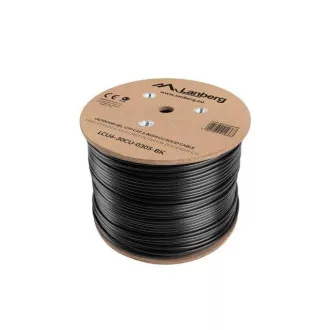 LANBERG LAN KABEL CAT.6 UTP 305M PEVNÝ VENKOVNÍ S GELOVOU VÝPLNÍ CU ČERNÝ FLUKE PASS LANBERG LAN KABEL CAT.6 UTP 305M PEVNÝ VENKOVNÍ S GELOVOU VÝPLNÍ CU ČERNÝ FLUKE PASS