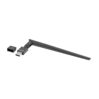 LANBERG USB ADAPTÉR BEZDRÁTOVÁ SÍŤOVÁ KARTA NC-0300-WIE N300 1X INTERNÍ + 1X EXTERNÍ ANTÉNA