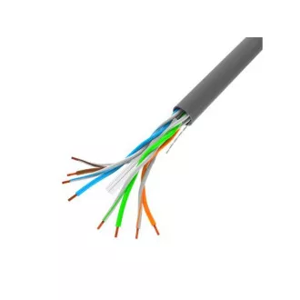 LANBERG LAN KABEL CAT.6 UTP 305M PEVNÝ CU ŠEDÝ CPR + FLUKE PASSED LANBERG LAN KABEL CAT.6 UTP 305M PEVNÝ CU ŠEDÝ CPR + FLUKE PASSED