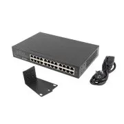 LANBERG SWITCH RSGE-24 24X 1GB UNMANAGED GIGABIT ETHERNET RACK 19"