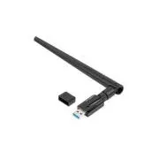 LANBERG USB ADAPTÉR BEZDRÁTOVÁ SÍŤOVÁ KARTA NC-1200-WIE AC1200 DUAL BAND 1X INTERNÍ + 1X EXTERNÍ ANTÉNA