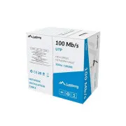 LANBERG LAN KABEL UTP 305M PEVNÝ CCA ČERNÝ