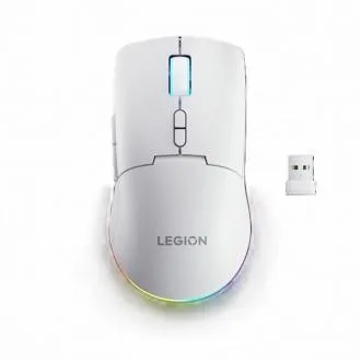 Lenovo Legion M220 Wireless RGB Gaming Mouse - herní myš s RGB podsvícením , třemi režimy připojení, v bílé barvě