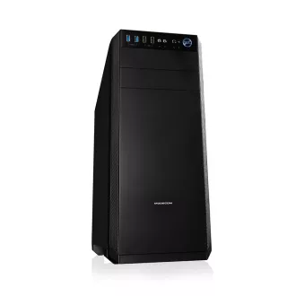 Modecom PC herní skříň OBERON PRO LE BLACK MIDI, 2x USB 3.0, 2x USB 2.0, audio HD, černá, bez zdroje Modecom PC herní skříň OBERON PRO LE BLACK MIDI, 2x USB 3.0, 2x USB 2.0, audio HD, černá, bez zdroje