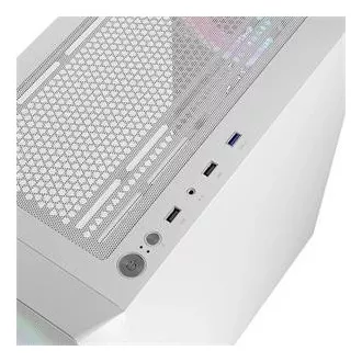 LOGIC PC skříň Portos ARGB MIDI 1x USB 3.0, 2x USB 2.0 + audio, bílá, bez zdroje LOGIC PC skříň Portos ARGB MIDI 1x USB 3.0, 2x USB 2.0 + audio, bílá, bez zdroje