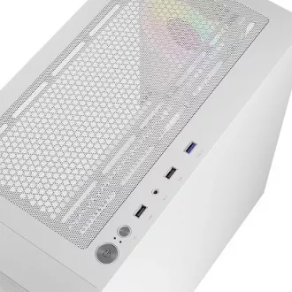 LOGIC PC skříň Portos ARGB MINI 1x USB 3.0, 2x USB 2.0 + audio, bílá, bez zdroje LOGIC PC skříň Portos ARGB MINI 1x USB 3.0, 2x USB 2.0 + audio, bílá, bez zdroje