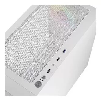 LOGIC PC skříň Portos ARGB MINI 1x USB 3.0, 2x USB 2.0 + audio, bílá, bez zdroje LOGIC PC skříň Portos ARGB MINI 1x USB 3.0, 2x USB 2.0 + audio, bílá, bez zdroje