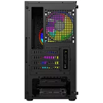 LOGIC PC skříň Aramis ARGB MINI 1x USB 3.0, 2x USB 2.0 + audio, černá, bez zdroje LOGIC PC skříň Aramis ARGB MINI 1x USB 3.0, 2x USB 2.0 + audio, černá, bez zdroje