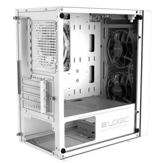 LOGIC PC skříň Atos ARGB MINI 1x USB 3.0, 2x USB 2.0 + audio, bílá, bez zdroje LOGIC PC skříň Atos ARGB MINI 1x USB 3.0, 2x USB 2.0 + audio, bílá, bez zdroje
